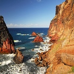 Útes u poloostrova Ponta de São Lourenço